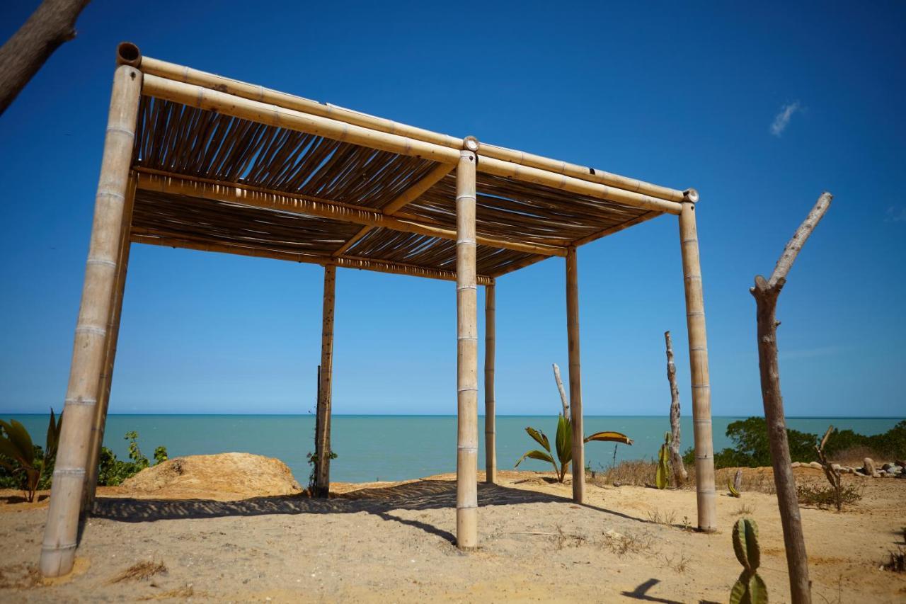 Corazon Guajiro Cabana Frente A Playa Solitaria En Dibulla Cerca A Palomino - Cabin In Front Of Solitary Beachs المظهر الخارجي الصورة
